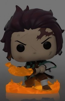 Pop! Animation: Demon Slayer - Tanjiro (Hinokami Kagura Dance) (Glow Chase) Ex