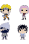 Pop! Pin: Naruto Shippuden - Pack 4 Team 7