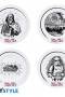 Set 4 Platos Star Wars Join the Dark Side