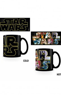 Star Wars - Taza sensitiva al calor Logo Characters