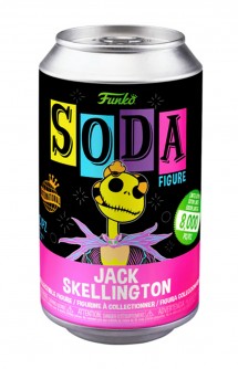 Vinyl Funko Soda: Pesadilla Antes de Navidad - Jack with snake (Blacklight)